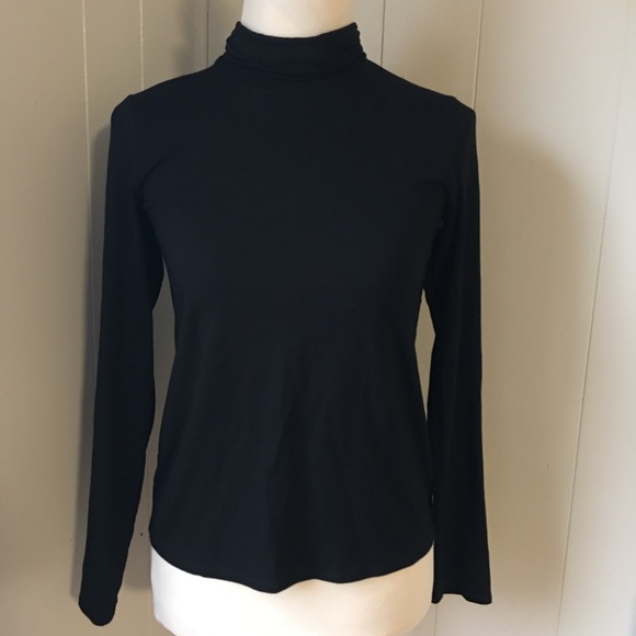 eileen fisher scrunch neck top
